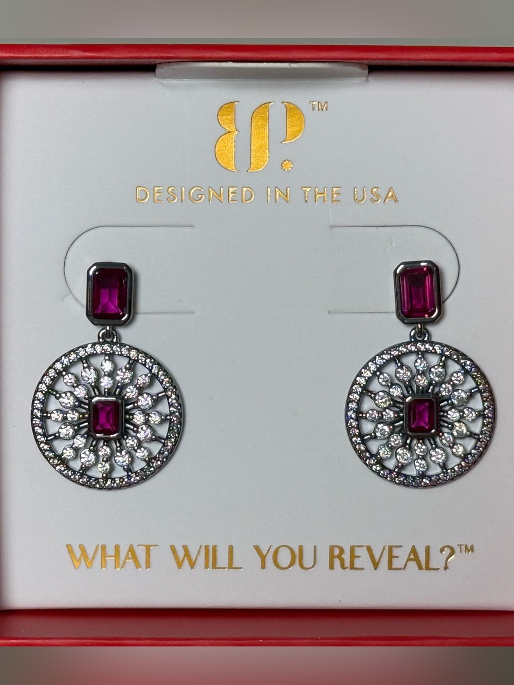 Bomb Party 2026 July Earrings “The Elizabeth Earrings” Brand New!
